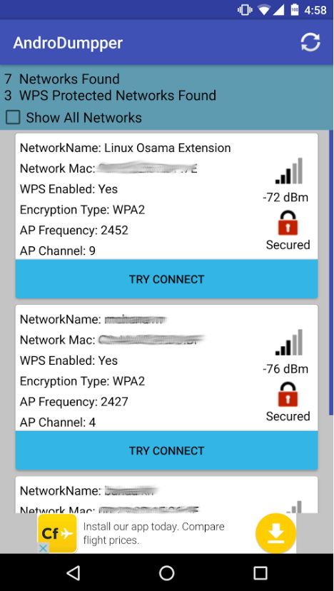 android wifi hack app
