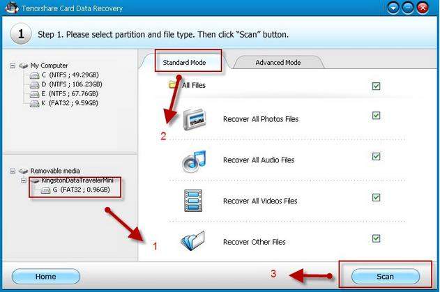 memory stick data recovery