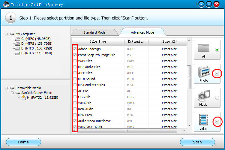 SanDisk memory card data recovery