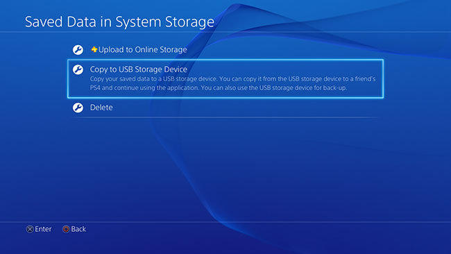 copy ps4 data to usb drive