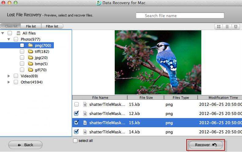 recover data with data recovery mac