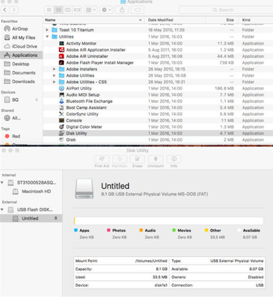  format external drive for mac