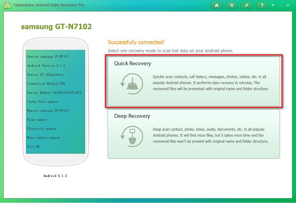 recover data Galaxy G3