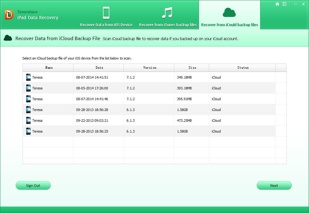 iPad Data Recovery