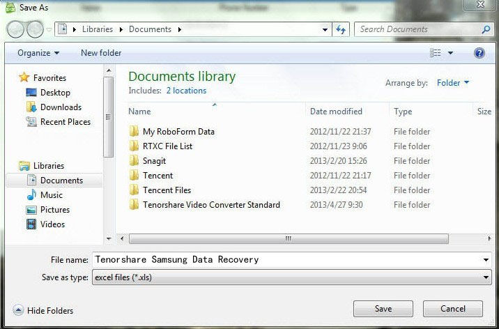 recover Samsung data